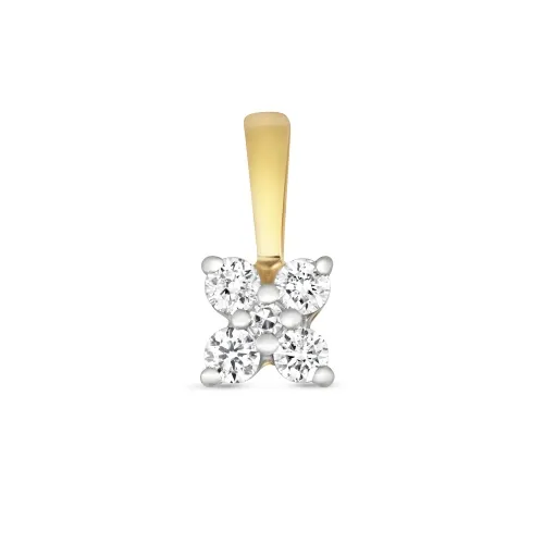 0.06ct Diamond Pendant 0.20g 9ct Yellow Gold